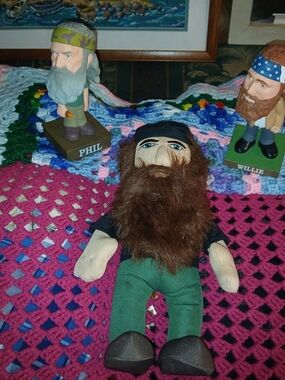 DUCK Dynasty Plush Doll ,bobble Head Willie N Phil